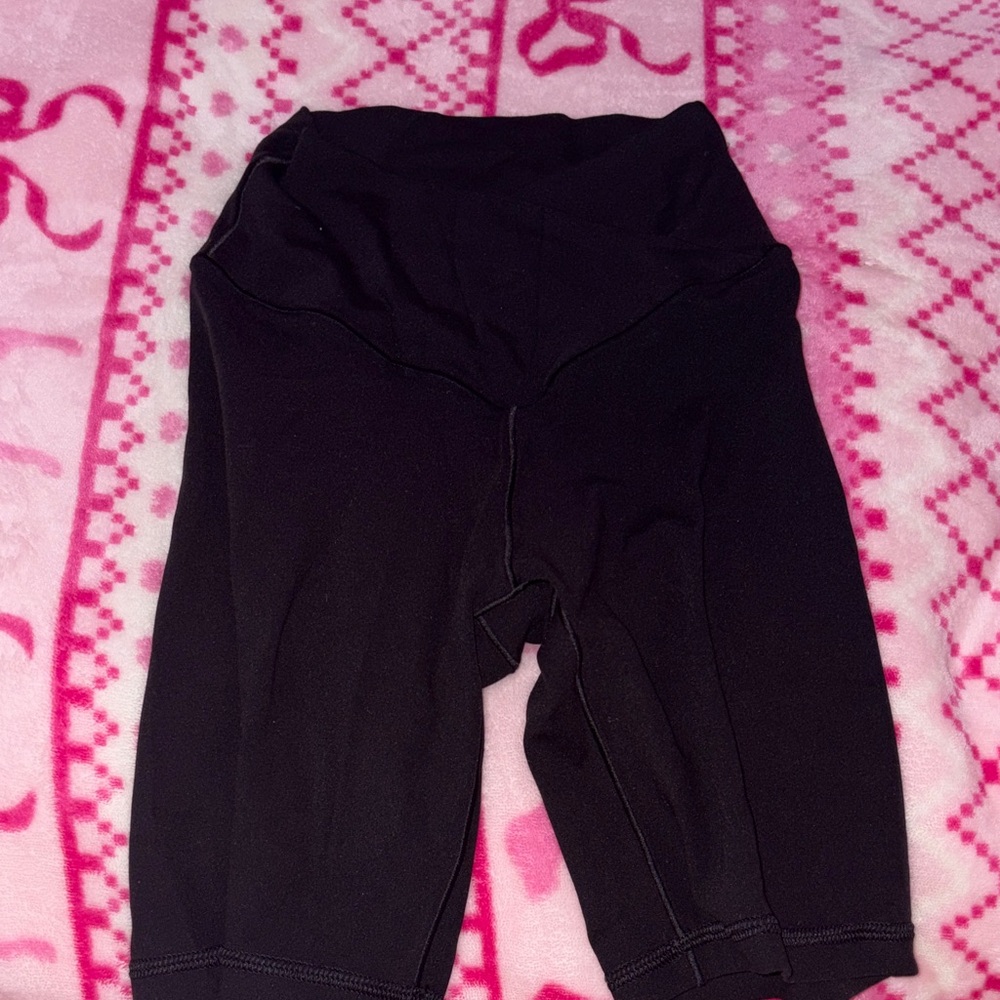 Aerie black cross over shorts